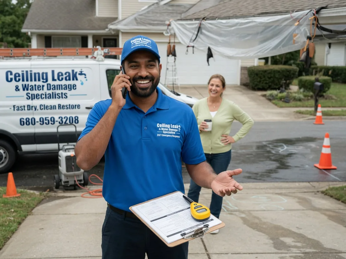 Ceiling Leak Cleanup Collins Center, NY FAQs